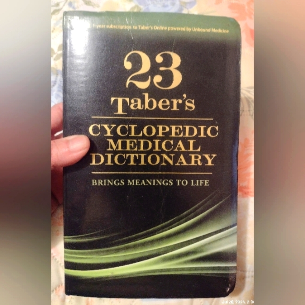 Tabers 23rd Edition Medical Dictionary